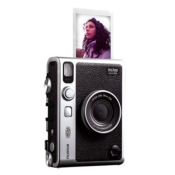 Fujifilm Instax Mini Evo Camera, Black, Point & Shoot, Electronics